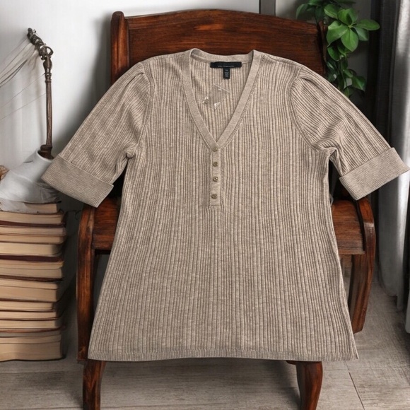 WHBM Cashmere Blend ES Henley size XL - Picture 1 of 12
